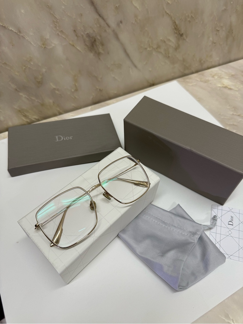 Dior StellaireO8 010 Eyeglasses /Gold-Tone-Unisex
